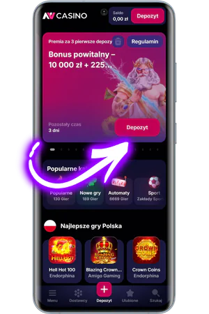Kliknij na bonus, aby go aktywować
